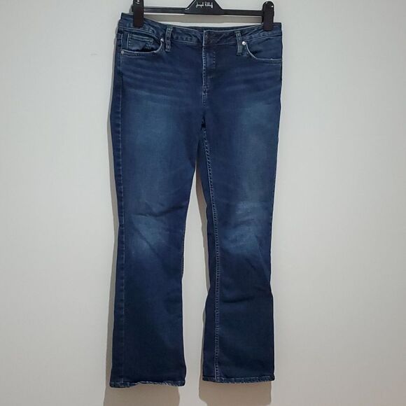 SILVER Aiko dark wash 31x31 slim boot cut jeans - Picture 3 of 8